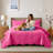 Floral Embossed Quilted Bedspread Set, Oversized and Lightweight Bedding Set with Pillow Shams-124091360-124091368