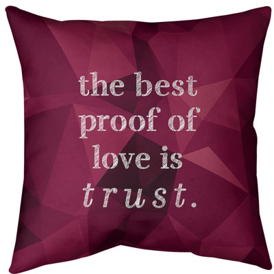 Gemstone Love & Trust Floor Pillow