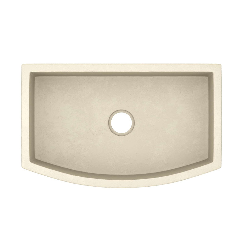 Quartet 33" L x 20.5" W Farmhouse/Apron Kitchen Sink, Sand