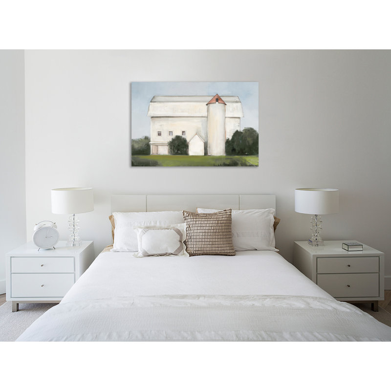 «On The Farm Light», toile tendue par Julia Purinton, H 12 po x l 18 po x P 1,5 po