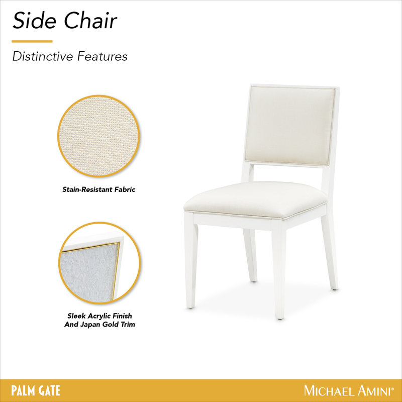 Palm Gate Side Chair - Cloud White