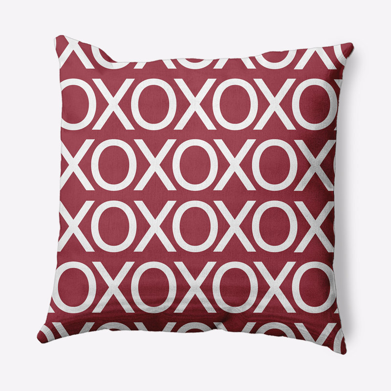 Coussin d'extérieur carré, 16 po x 16 po, Brique