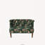 Fauteuil une place de style européen pour salon et garde-robe, vert-1309803605