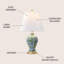 Lampe de table 24 po Elem-796819567
