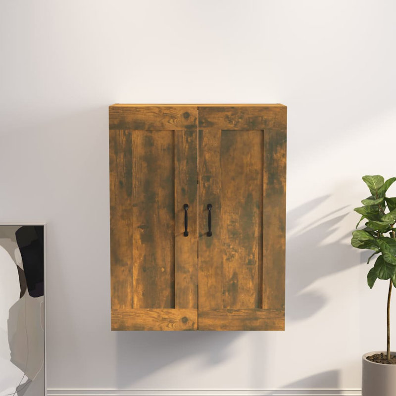 Lurlee Bathroom Cabinet, Smoked Oak
