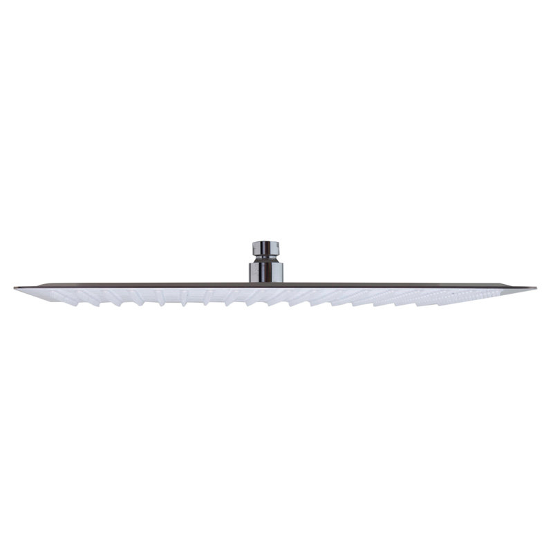 Rain Rain Shower Head 1.8 GPM GPM, Solid Brushed Stainless Steel