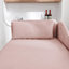 Chaise moderne rose avec rangement - Design élégant et doux en velours-1364999590