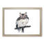 Perched Owl by Katsushika Hokusai - Picture Frame Painting Print-55582969-55582970