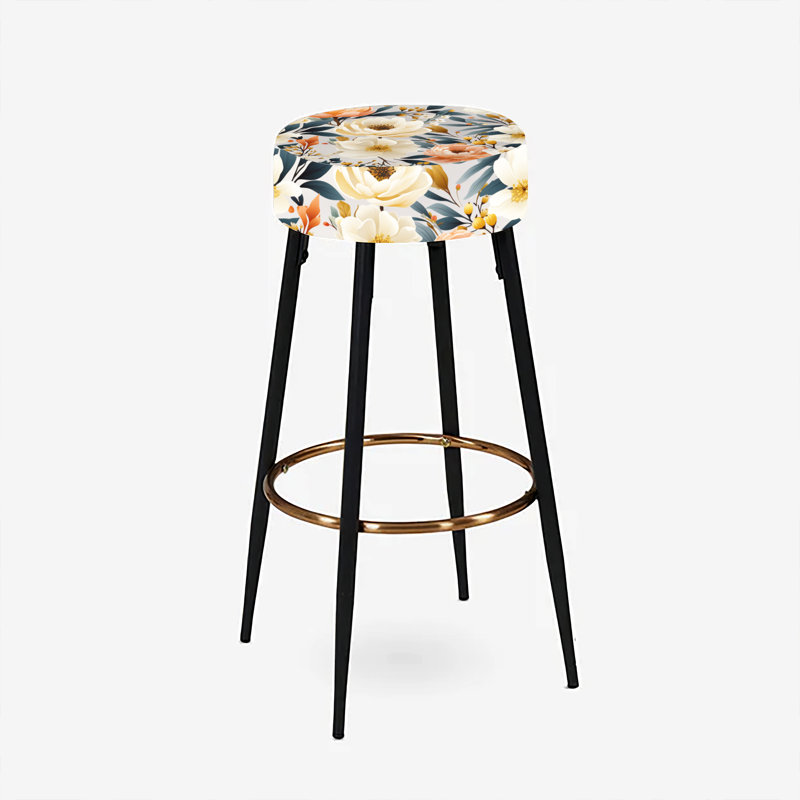 Ensemble de 2 tabourets de bar Coral Rustic Elegance