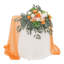 Fleur artificielle avec nappe et chemin de table-2137803151