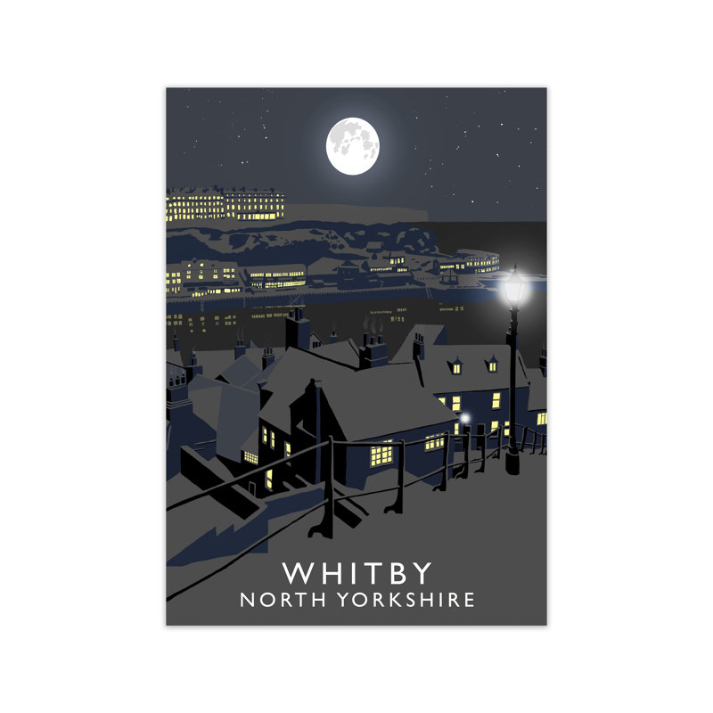 'Whitby' by Richard O'Neil - Print, 29.7cm H x 21cm W x 3cm D, Unframed