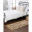 Tapis ivoire moderne Oushak 2 pi 5 po x 5 pi 10 po