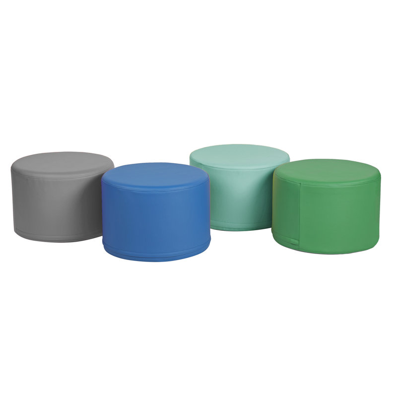 Repose-pieds rond 18 po SoftScape, Contemporain, H 12 po x l 18 po x P 18 po