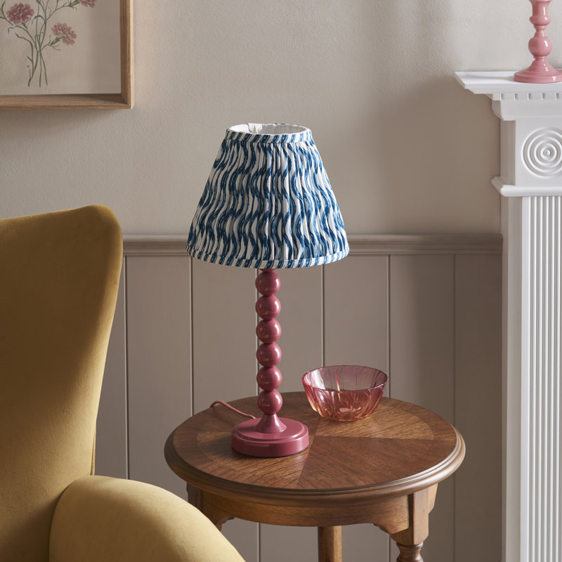 Higgledy 51.5 Table Lamp, Marlin blue, Gloss pink clay