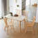 Husno Rectangular Solid Wood Dining Table