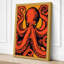 Dynamic Octopus Graphic - Wrapped Canvas-1595626224-1595626226