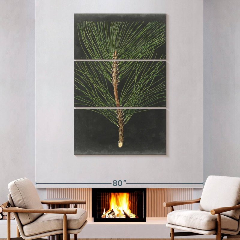 Harnek Dramatic Pine I, 74" H x 48" W