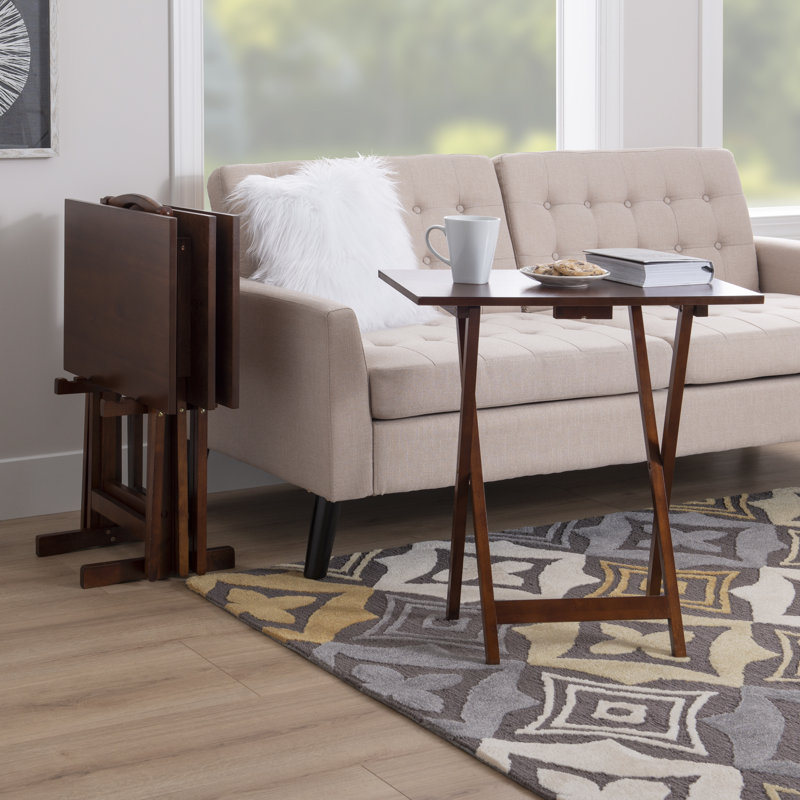 Behnke Folding Tray Table Set
