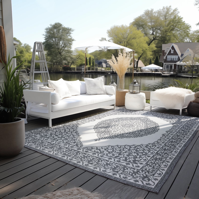 Gemini Ornamental Area Rug, Rectangular 120 x 170cm