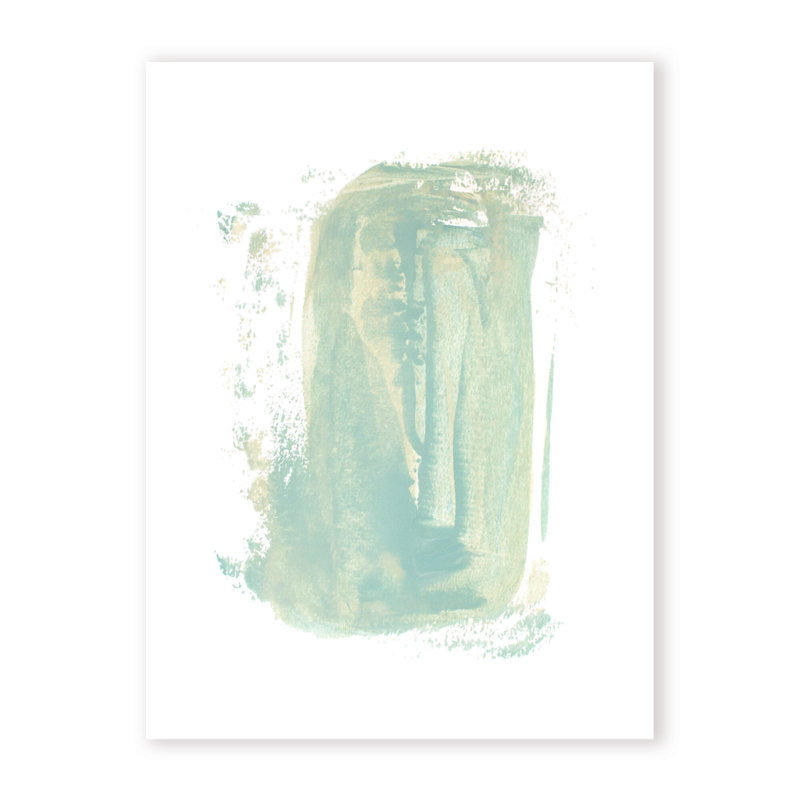 'Sea Green Wave' Framed Print Wall Art, 16" H x 12" W x 1.5" D, Wrapped Canvas, Does Not Apply