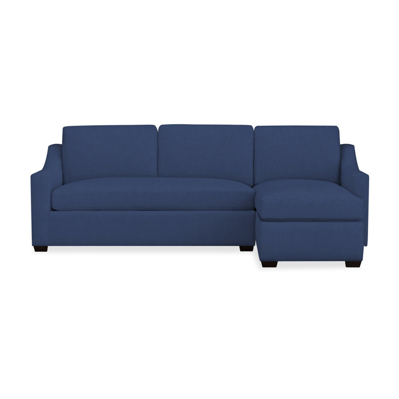 Cranbrook Upholstered L-Shaped Sectional, Right Hand Facing, Canvas Navy Sunbrella® Canvas