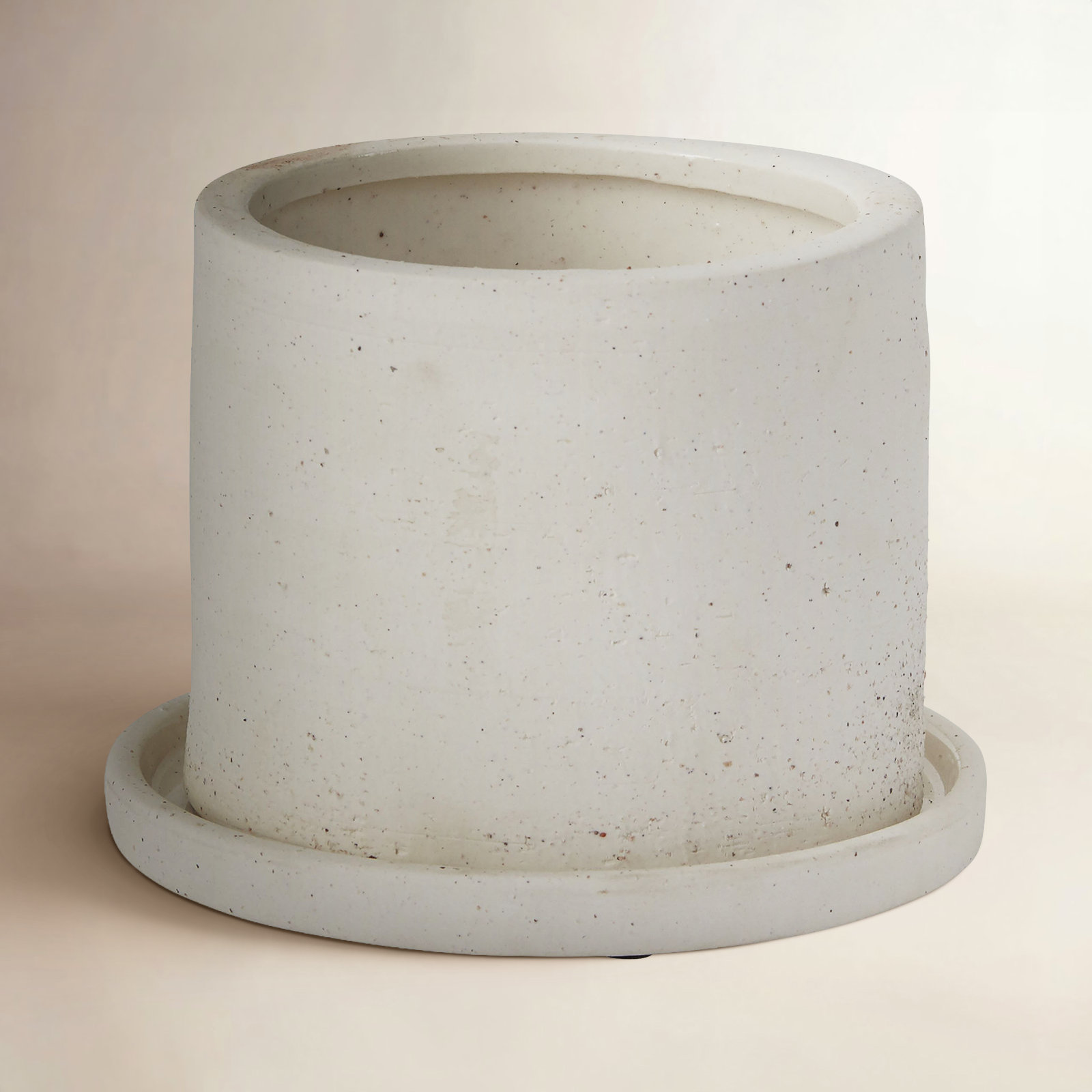 Alisha Handmade Ceramic Pot Planter, 4.25" H x 5.5" W x 5.5" D