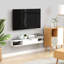 Meuble télé 47 po, console multimédia murale, blanc-951484440-951484441