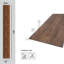 Minuscules lattes en bois de polystyrène de L 112 po x l 12 po x P 0,25 po avec 279 pieds carrés-109048835