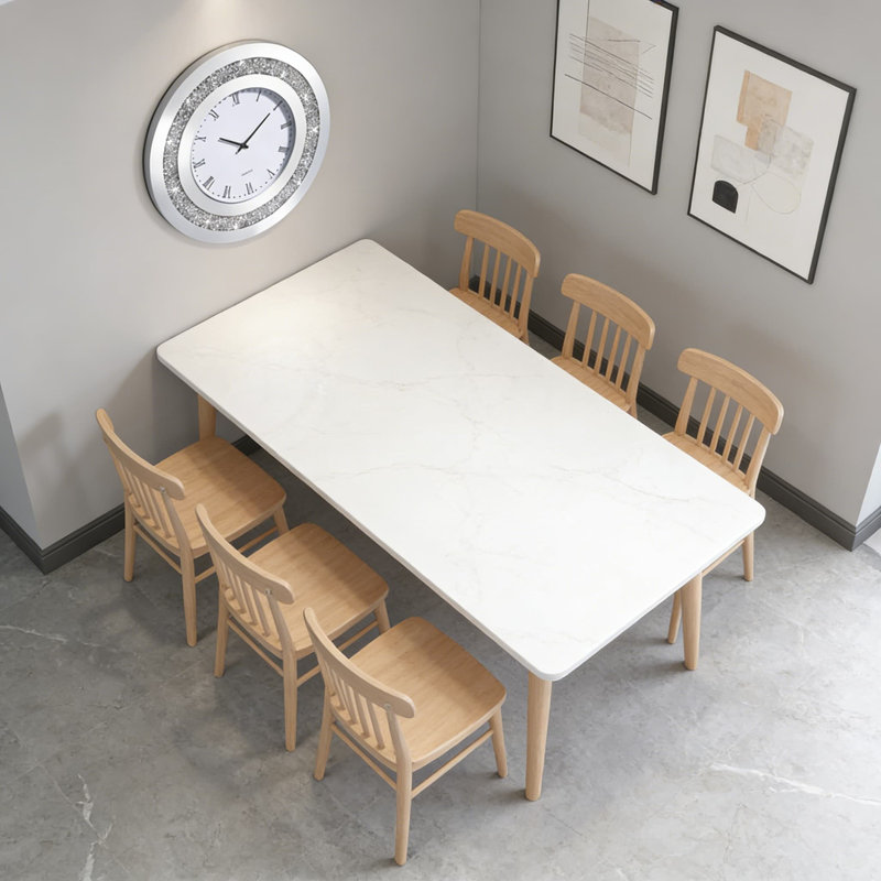 Grande horloge murale en cristal avec cadran en miroir, horloge ronde silencieuse de 15,8 pouces, élégante décoration de bureau à domicile, chiffres romains, facile à installer
