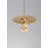 Ico 1 - Light Spun Solid Brass Unique/Statement Pendant