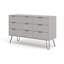 Dufresne 3+3 wide chest of drawers, industrial design