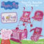 Peppa Pig: ensemble de jeu de poupée 21 pièces - pois rose et blanc - chaise haute, poussette, aire de jeu, siège d'auto, sac à main et accessoires pour poupée, jouet pour enfants, 3 ans et plus