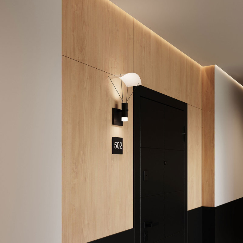 Suspenders® 1 - Light LED Armed Sconce