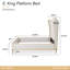 St. Charles Queen Upholstered Bed - Dove Gray-1887555217