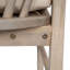 Ensemble de 2 chaises de patio pour l'extérieur avec coussins crème - sièges en bois d'acacia blanc clair pour la cour, la piscine et le jardin
