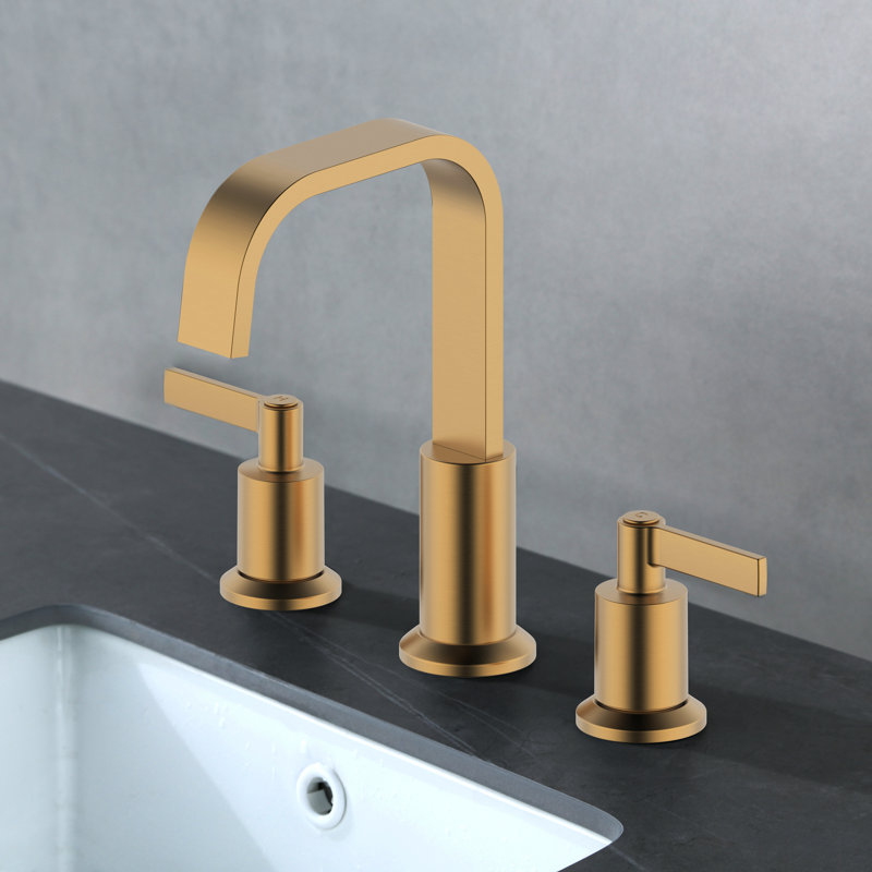 Robinet pour salle de bain Derengge, Or brossé