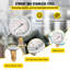 Trousse de test de pression hydraulique, 25/40 / 60Mpa / 11 raccords, pièces de pelle