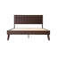 Lit plateforme en bois massif Diamonr Mid-Century avec tête de lit Diamond-480325772-480325774