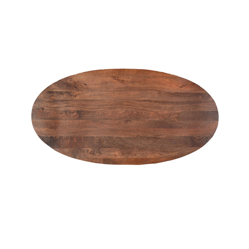 Josiane 92" Solid Wood Oval Dining Table