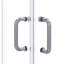 Porte de douche 35-36 "x H 72" sans cadre-62295905