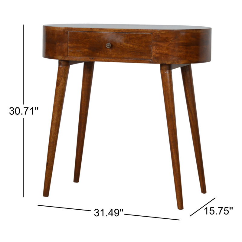 Console en bois massif Gunel