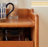 Scandinavian-style Solid Wood & Glass Sideboard-2111349497