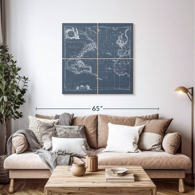 Plan Aletra Mar Del Nort, H 38 po x l 38 po