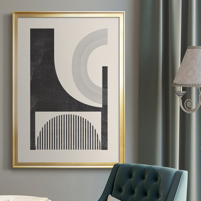 Toile encadrée Premium Inconnu Space II - Prêt à être accroché, H 24,5 po x l 18,5 po x P 1 po, Cadre doré