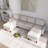 U-SHAPED COMBINATION SOFA WITH SPONGE-FILLEDCUSHIONS-114328275