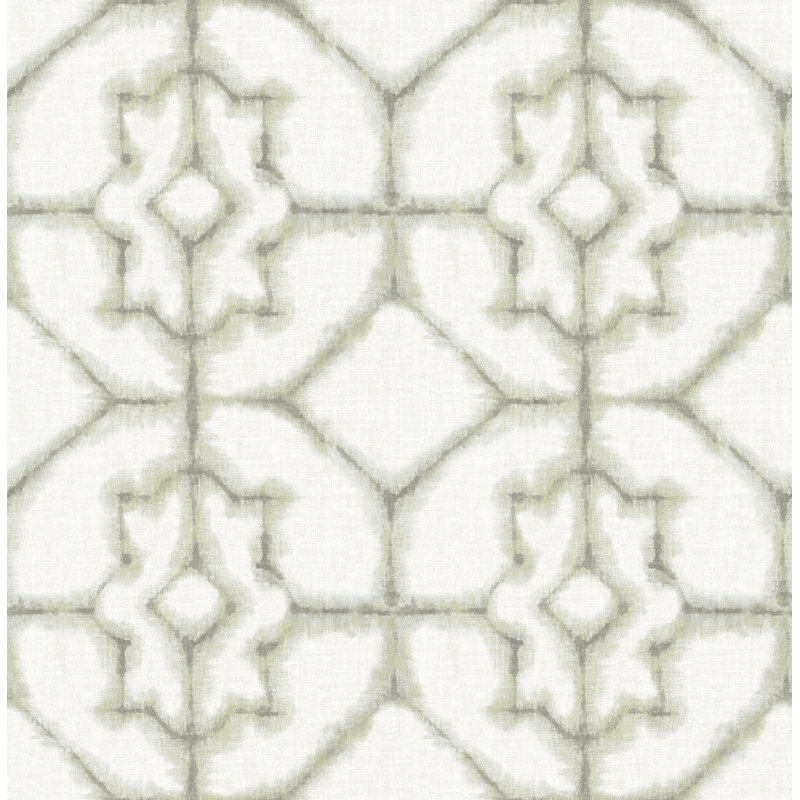 Rouleau de papier peint L 33 pi x l 20,5 po Marlys Shibori, Mousse