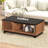 Coffee Table, No Assembly Required, Bourbon Finish