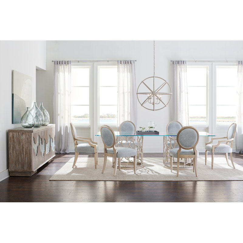 Caracole Classic Glass Dining Table