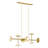 8 - Light Dimmable Sputnik Modern Linear Chandelier-44138660