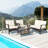 4 - Person Patio Conversation Set with Cushions